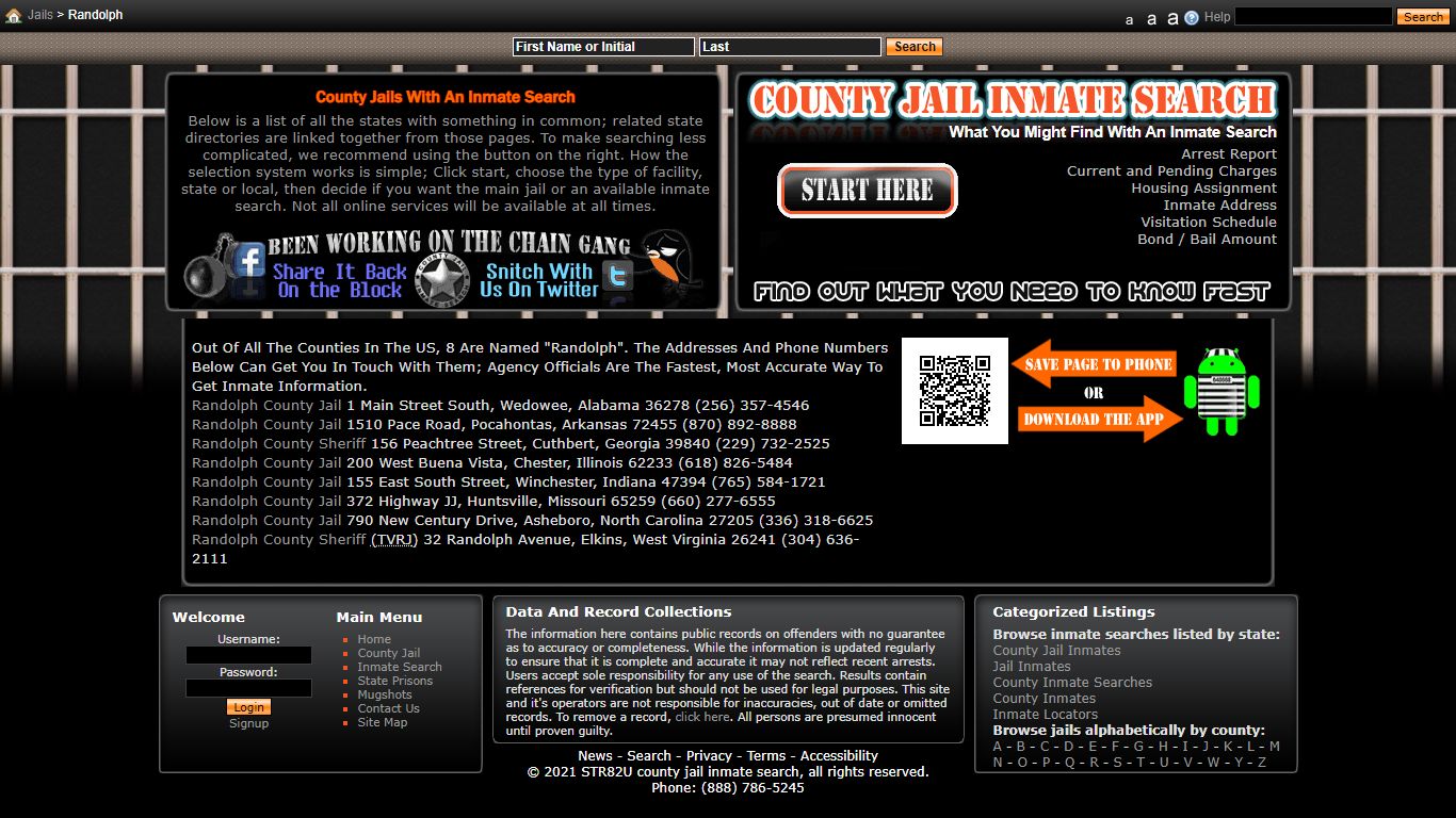 Randolph County Jails - County Jail Inmate Search